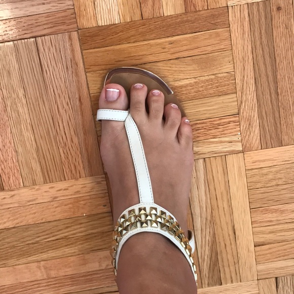 Isola White Sandals - Size 8.5 - Picture 5 of 7